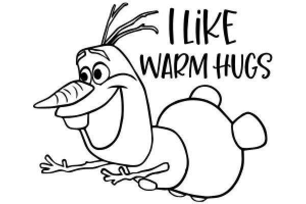 Warm Hugs: A Cartoon Character's Perspective on Winter Comfort