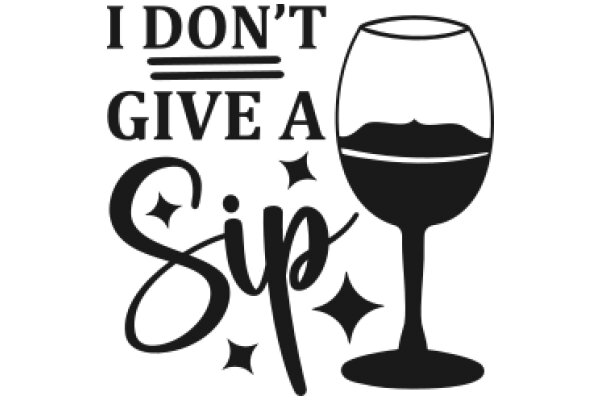 I Don't Give a Sip: A Humorous Take on Wine Appreciation