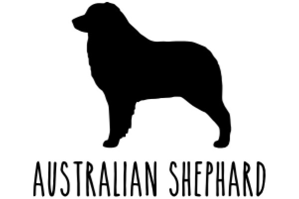 A Silhouette of an Australian Shepherd