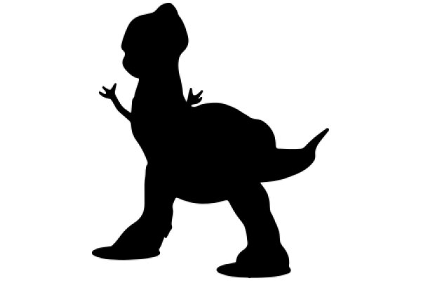 Silhouette of a Dinosaur: A Classic Symbol of Prehistoric Life