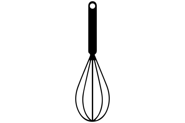 Simplistic Icon of a Whisk