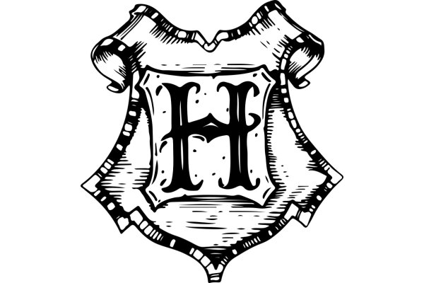 Stylized Letter 'H' in a Shield Design