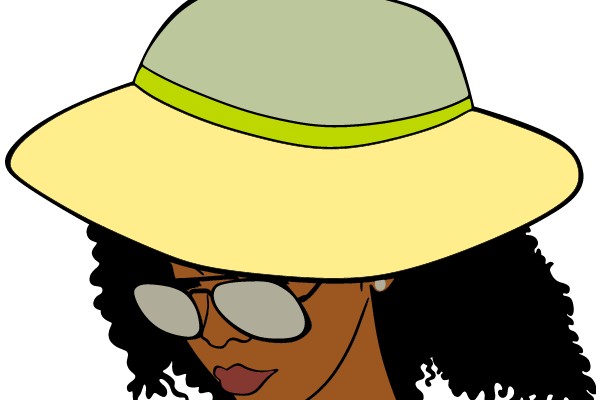 Stylish Summer Fashion: A Chic Hat and Sunglasses Look