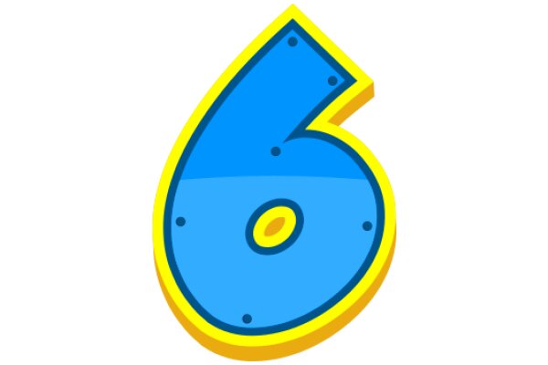 Vibrant Number 6 Logo Design