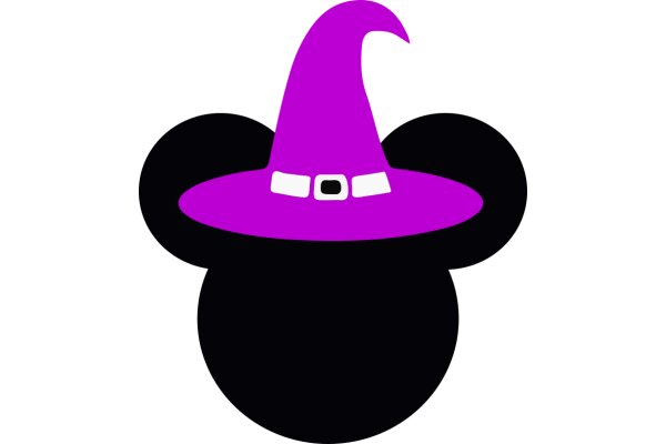 A Whimsical Purple Wizard's Hat