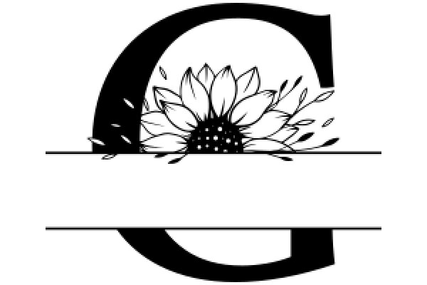 Stylized Letter G with a Flower Design