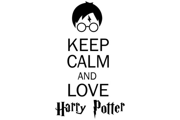 Harry Potter-Inspired Quote Poster: Keep Calm and Love Hogwarts