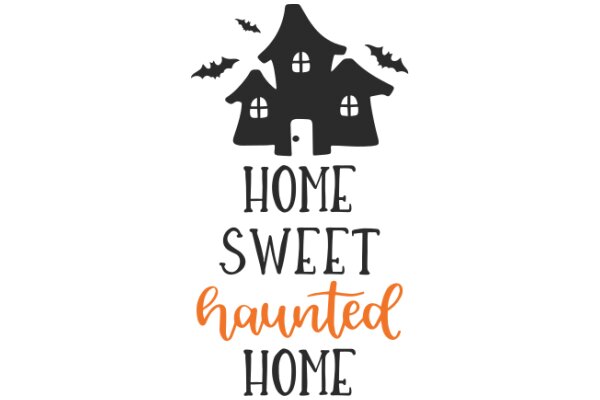 Halloween-themed Home Sweet Home Sign