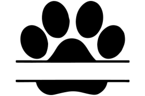 Simplistic Paw Print Icon