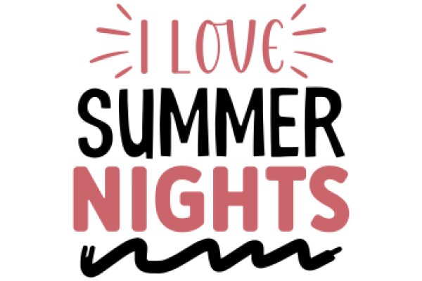 Summer Nights: A Graphic Design