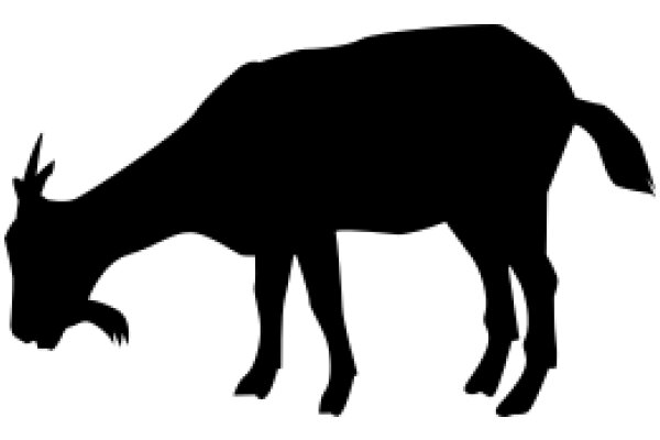 A Silhouette of a Camel-like Animal