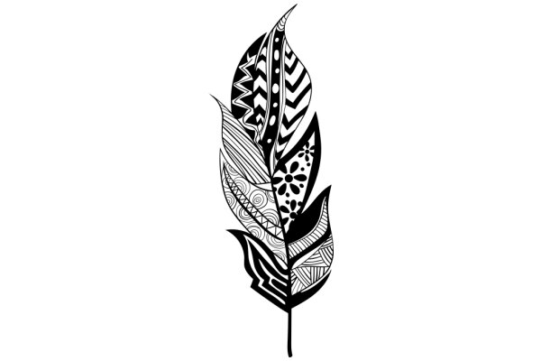 Stylized Leaf Art