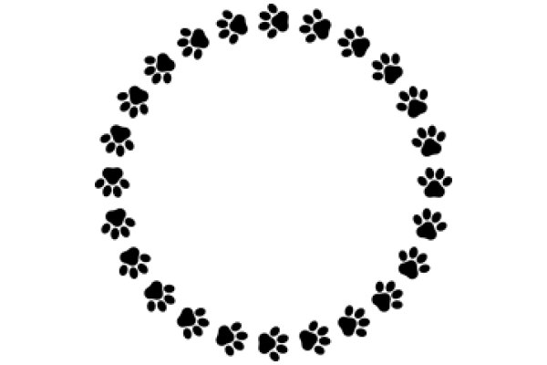 A Symmetrical Pattern of Paw Prints