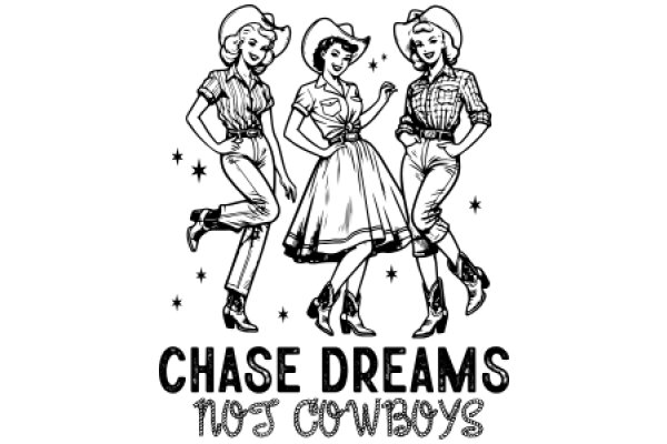 Chase Dreams, Not Cowboys: A Classic Western Poster