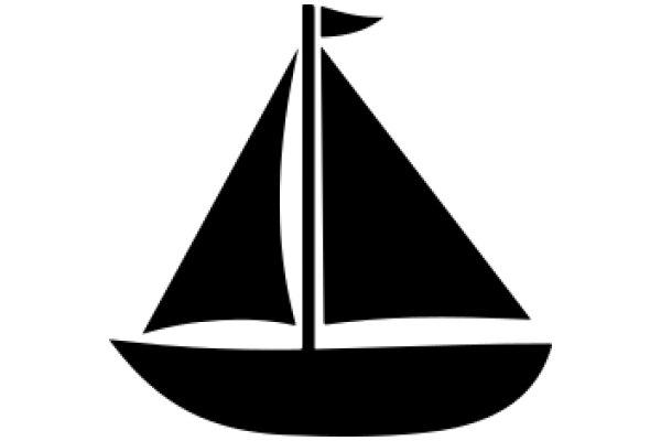 Simplistic Sailboat Icon