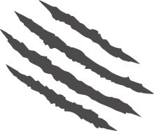 Stylized Artwork of Five Spears