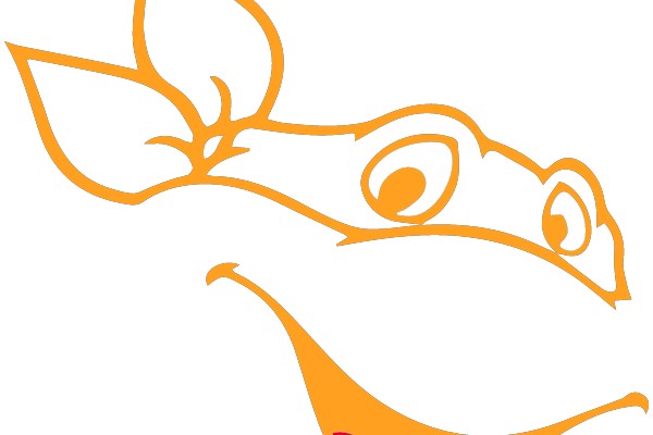 A Whimsical Logo: A Smiling, Orange-Leafed Creature