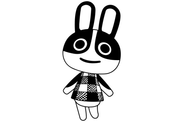 A Charming Cartoon Bunny