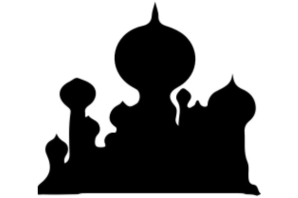 Silhouette of a Russian Orthodox Church