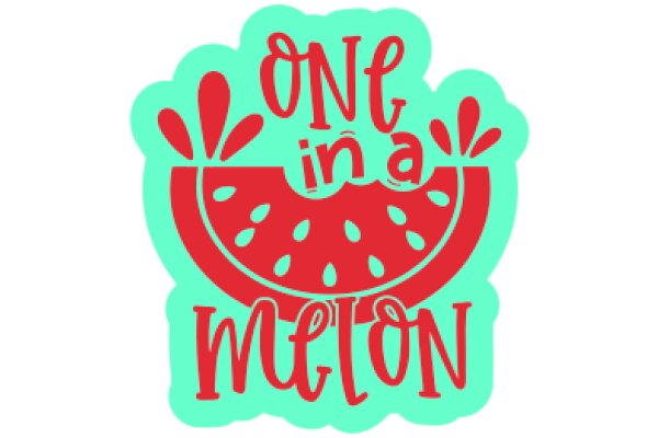 Vibrant and Playful: A Sticker Celebrating the Sweetness of Watermelon