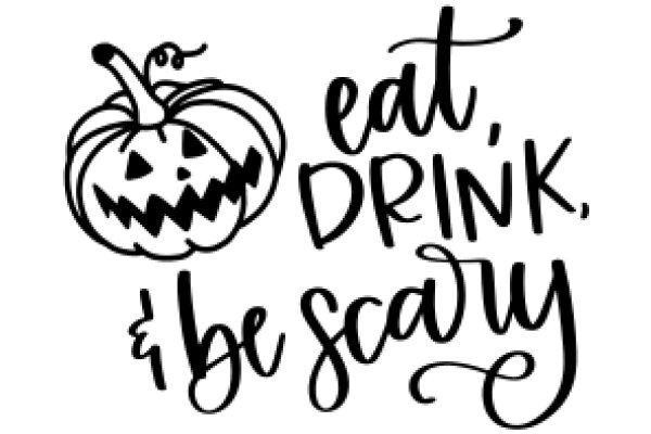 Halloween-themed Quote Art: A playful and festive message with a pumpkin illustration.