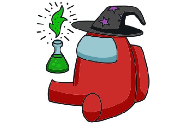 A Magical Adventure: The Wizard's Red Car