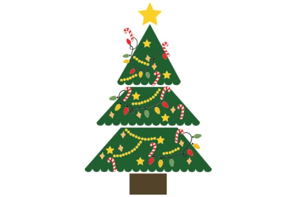 Celebrating the Festive Season with a Christmas Tree Illustration