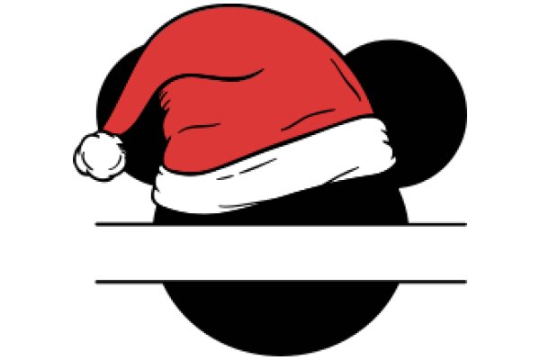 A Festive Holiday Greeting: A Santa Hat and Mickey Mouse Ears