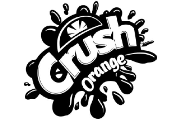 Stylized Logo for 'Crush Orange'