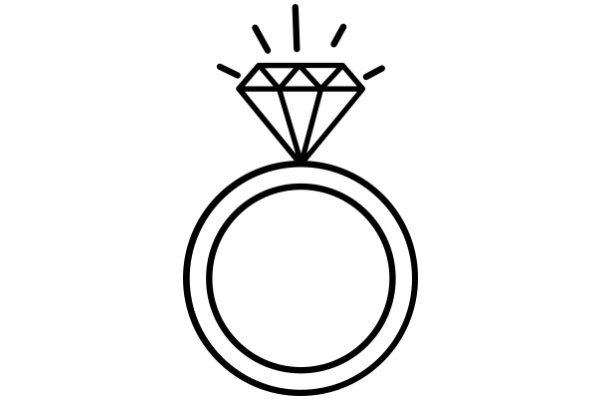 A Symbol of Love and Commitment: A Diamond Ring Emblem