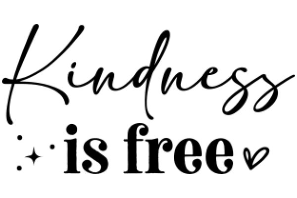 Kindness is Free: A Message of Love and Goodwill