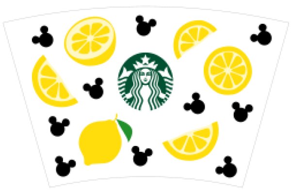 Starbucks-themed Disney-inspired napkin