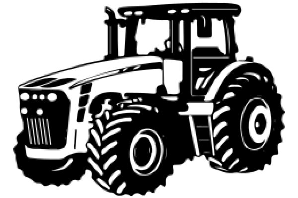 A Classic Illustration of a Farm Tractor