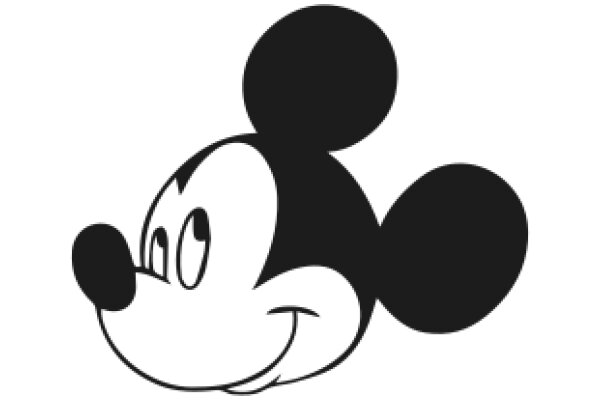 Simplistic Mickey Mouse Logo