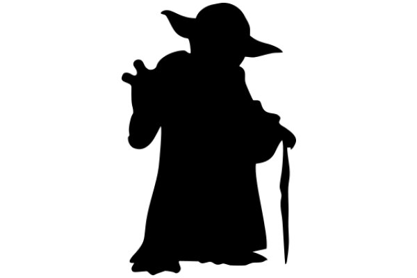 A Silhouette of a Jedi Knight, Standing Tall and Ready