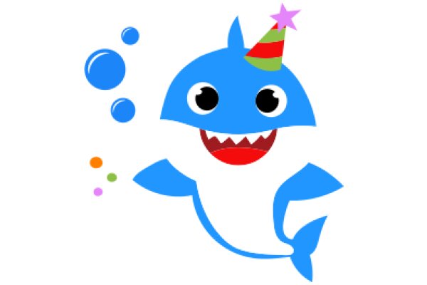 Celebrating with a Friendly Shark