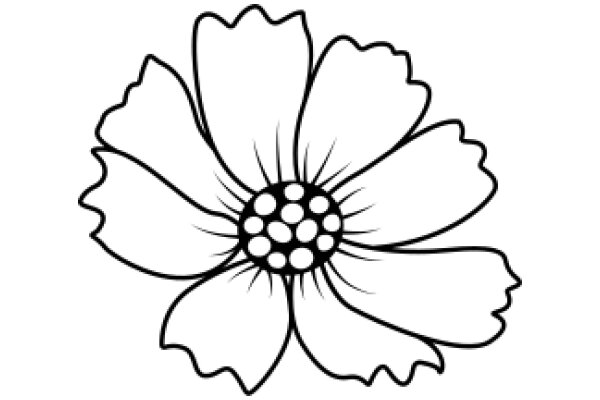 Stylized Flower Illustration