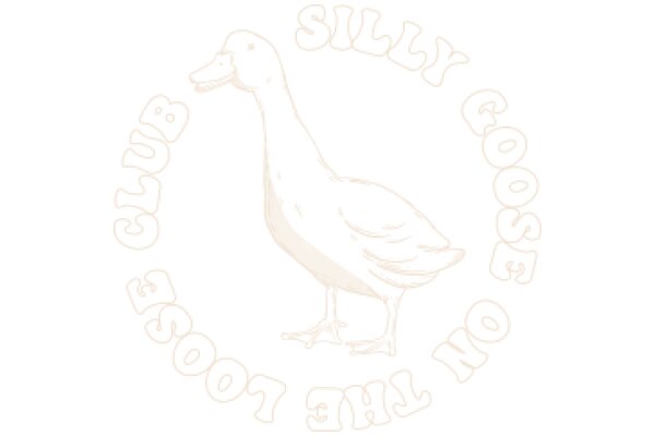 Silly Goose: A Playful Illustration of a Duck with a Humorous Twist