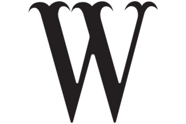 Stylized Letter 'W' in