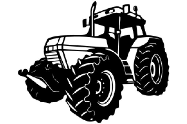 A Classic Illustration of a Farm Tractor