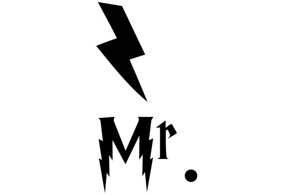 Stylized Logo with Electricity and Lettering