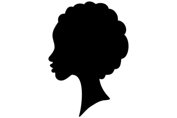 Silhouette of a Person's Head and Shoulders