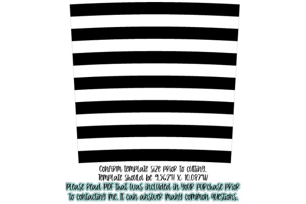 Striped Pattern with Text Overlay