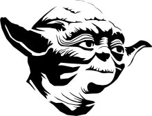 The Art of Yoda: A Black and White Portrait