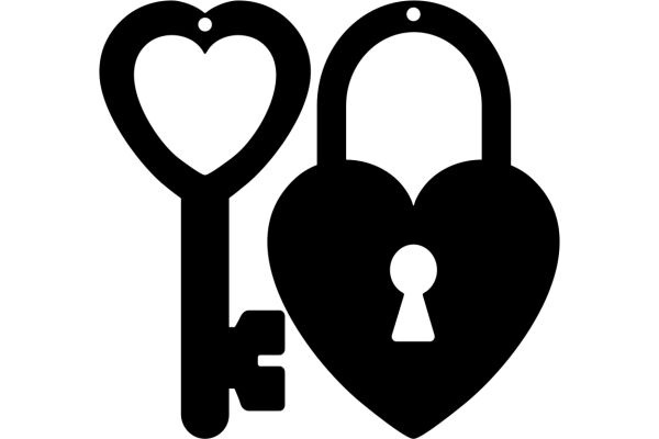 A Symbolic Pair: A Key and a Heart