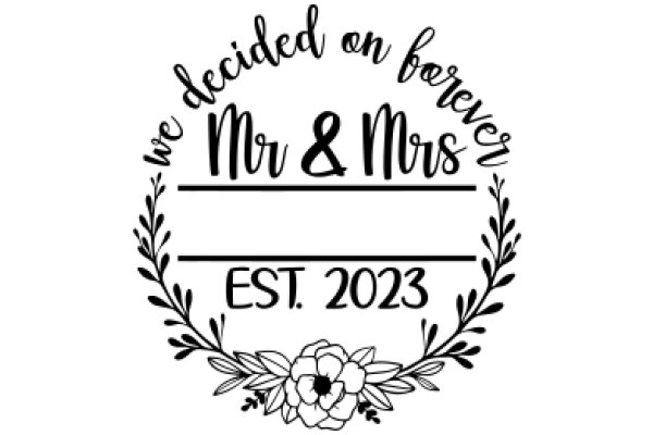 A Monogram for a Couple's Wedding Invitation