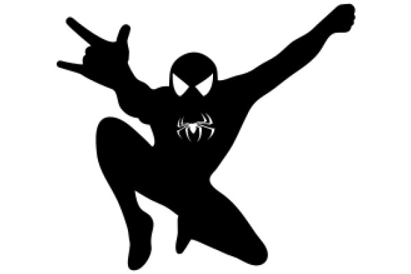 Silhouette of a Spider-Man Character