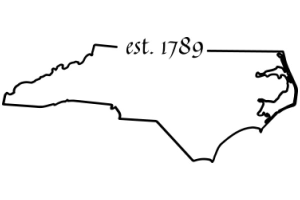 Est. 1789: A Historical Map of the United States