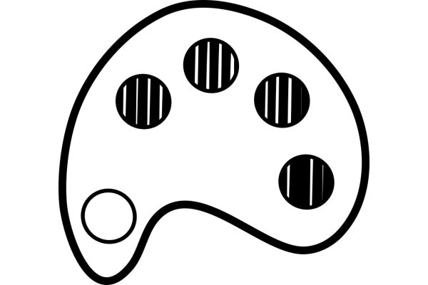 Stylized Game Controller Icon