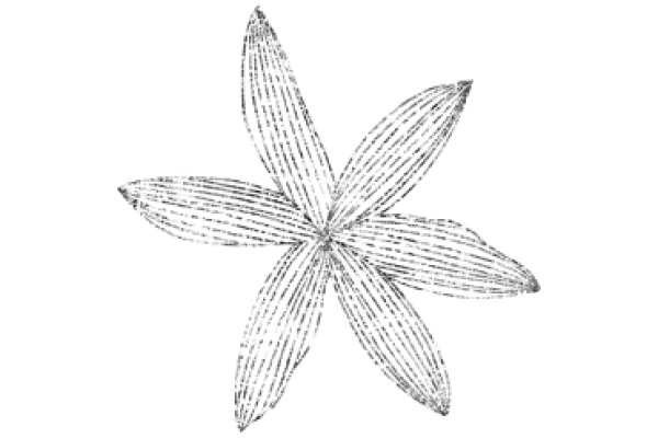 Stylized Artwork of a Flower-like Pattern